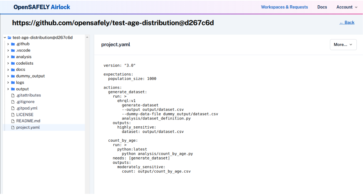 More dropdown